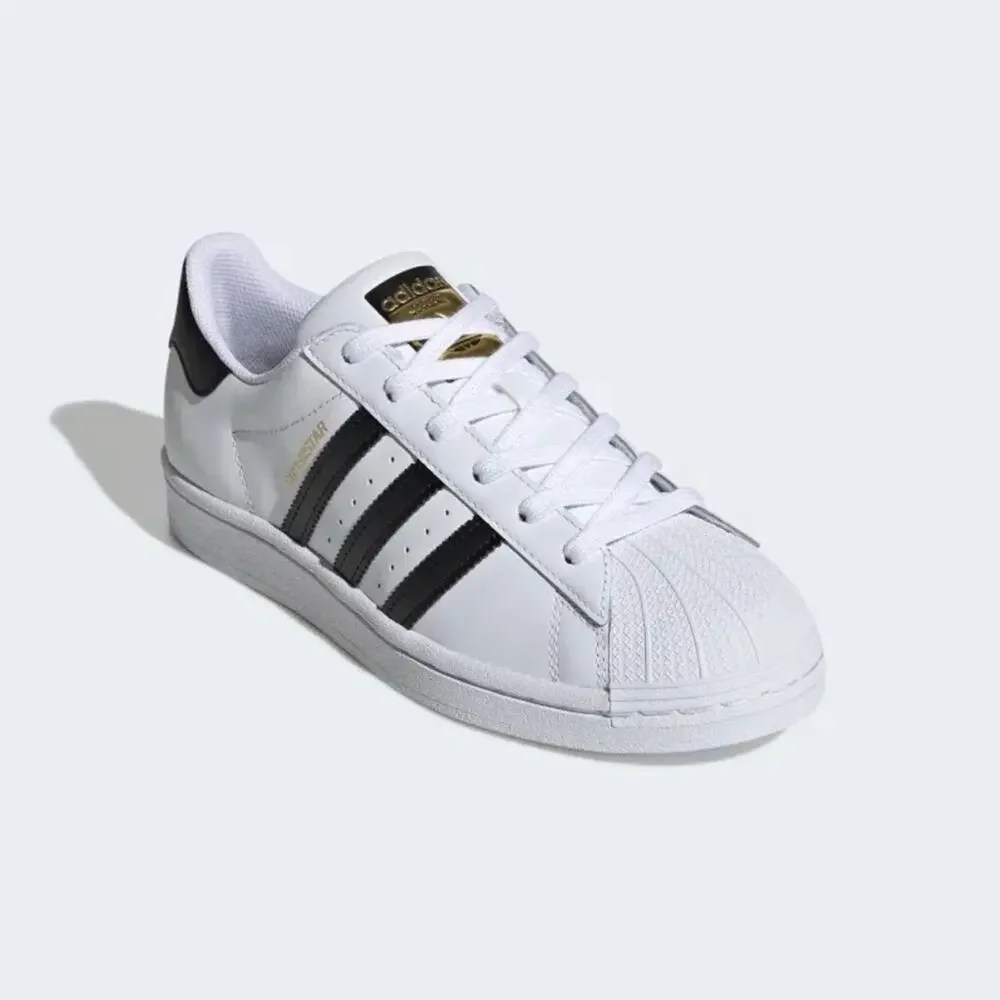 Adidas Superstar Sneaker Tennis Shoe EG4958 Core Black Mens Sz 9 Low Leather
